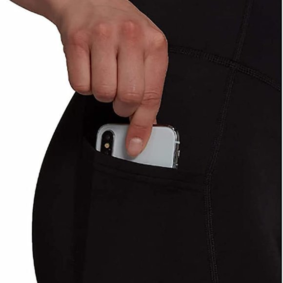 NWT adidas Womens Lightweight High Rise 3-Stripe Leggings Size L $60 1B157 - Picture 4 of 4